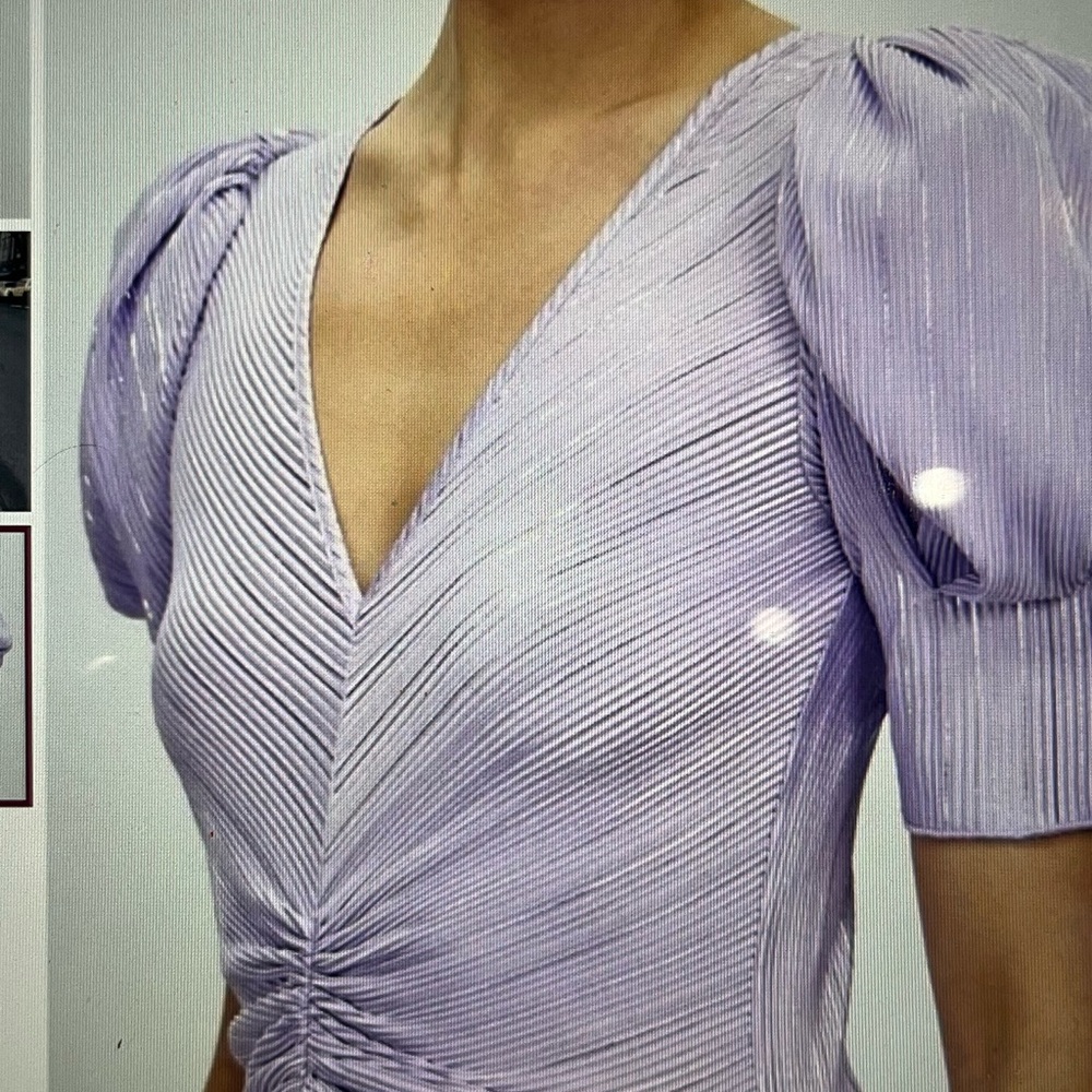 Rotate Birger lavender maxi dress